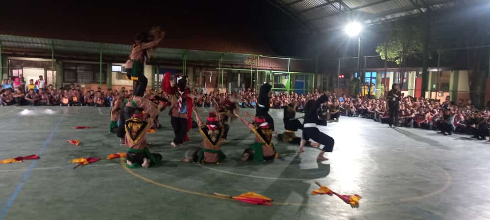 XI TKJ 1 dan 2 saat tampil pensi PTA